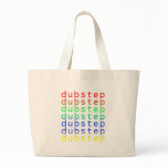 Dubstep Text Color Spectrum Tote Bags