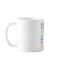 Dubstep Text Colour Spectrum Coffee Mug