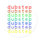 Dubstep Text Colour Spectrum
