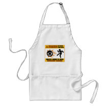 DUBSTEP Warning Extreme Bass Aprons