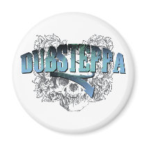 Dubsteppa Skull Refrigerator Magnet