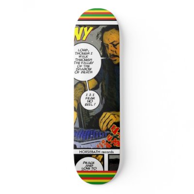 DubWise johnny fife  skateboard, HORSEBATH records by horsebath_records