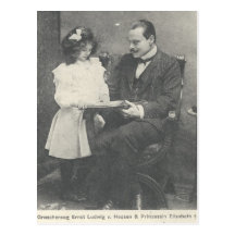 Duc grand Ernst L. de Hesse et d'Elizabeth #002D Carte Postale