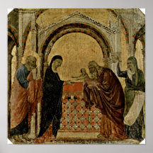 Duccio di Buoninsegna - Presentation in Temple Posters