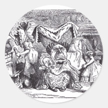 Duchess and Cook Round Sticker