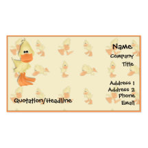 Duck Business Card