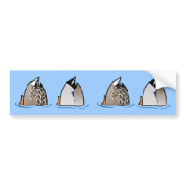 Duck Butts Bumper Sticker