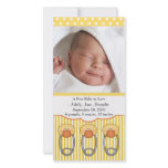 Duck Diaper Pins PHOTO Birth Announcement photo cards