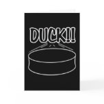 Duck!! Get Well Soon Hockey Card