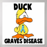 Duck Graves Disease Posters