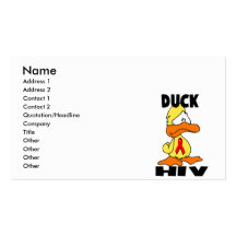 Duck HIV Business Card Templates