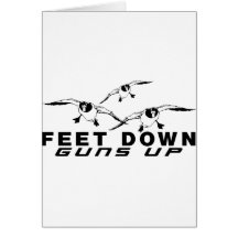 DUCK HUNTING CARD