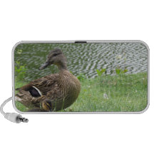 Duck mom and ducklings iPhone speaker