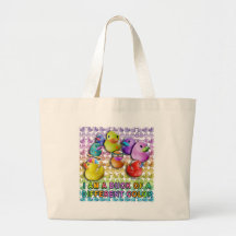 Duck of a Different Colour - Rubber Duckies Canvas Bags