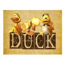 Duck! Postcard