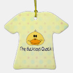 Duck Says Quack Christmas Tree Ornaments