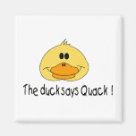 Duck Says Quack Magnets