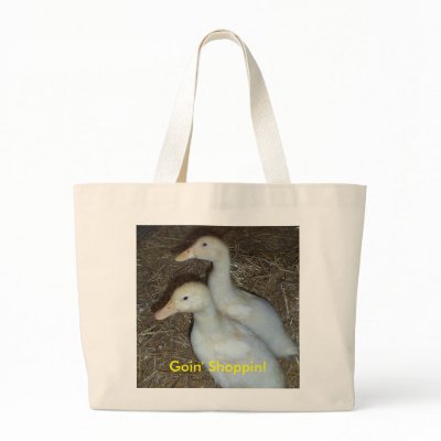Duck Shopping Bag by calmlake
