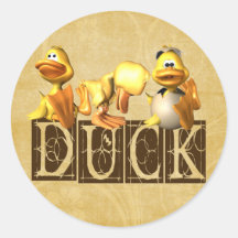 Duck! Sticker
