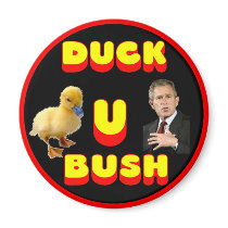 Duck U Bush Magnet