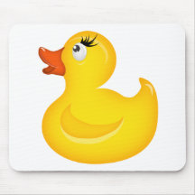 Duckies en caoutchouc jaune tapis de souris