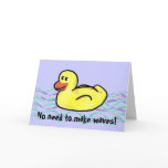 Duckin Along - Birthday Card