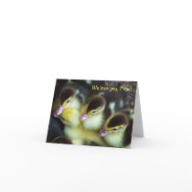 Ducklings Mother's Day Card