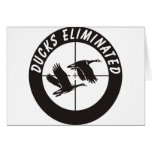 ducks_eliminated greeting card