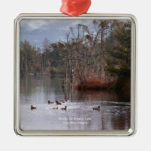 Ducks On Empire Lake Christmas Tree Ornament