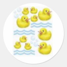 ducks round stickers
