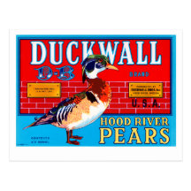 Duckwall Hood River Pears Post Cards