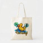 Ducky 3rd Birthday Canvas Bag