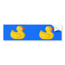 Ducky  Duck Bumper Sticker