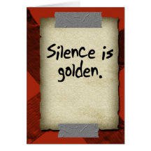 Duct Tape Greeting Card