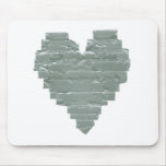 Duct Tape Heart Mousepads