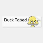 Duct Tape Humor Yellow Duck Taped Bumper Stickers