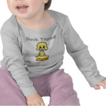 Duct Tape Humor Yellow Duck Taped Tees