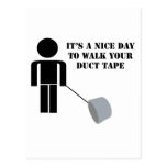 Duct Tape Humour Walk Your Duct Tape Post Card