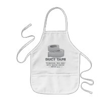 duct tape - turning no! no! into mmph! mmph! funny apron