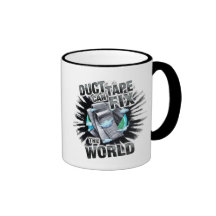 DUCT TAPE WORLD COFFEE MUG