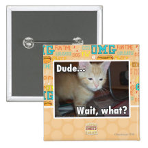 Dude Pinback Button
