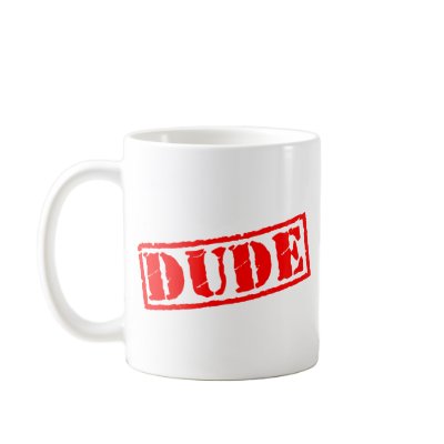 Dude Stamp Mug by StampFun