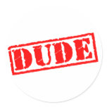 Dude Stamp stickers