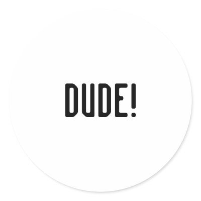 Dude Stickers by DBradar3