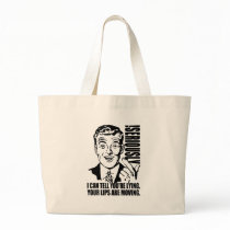 Dude t-shirts canvas bags