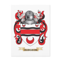 Dudgeon Coat of Arms Post Cards