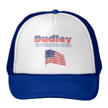 Dudley Patriotic American Flag 2010 Elections Mesh Hats