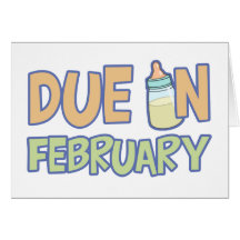 Due In February Card