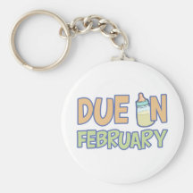 Due In February Key Chain