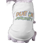 Due In January Pet Tshirt